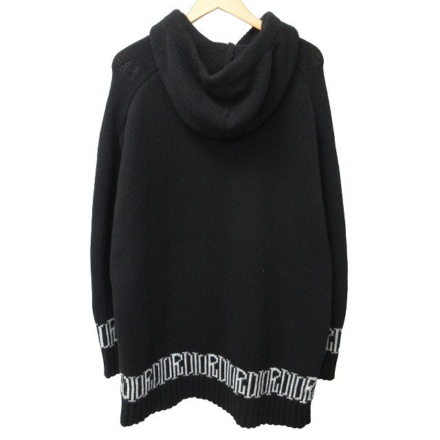 ディオール Dior ×Shawn Stussy ショーン ステューシー コラボ 美品 20AW Long Hooded Sweatshirt ニットパーカー  フーディー フローラル 花柄 033M627AT168 黒 ブラック XXS 0925 - メルカリ