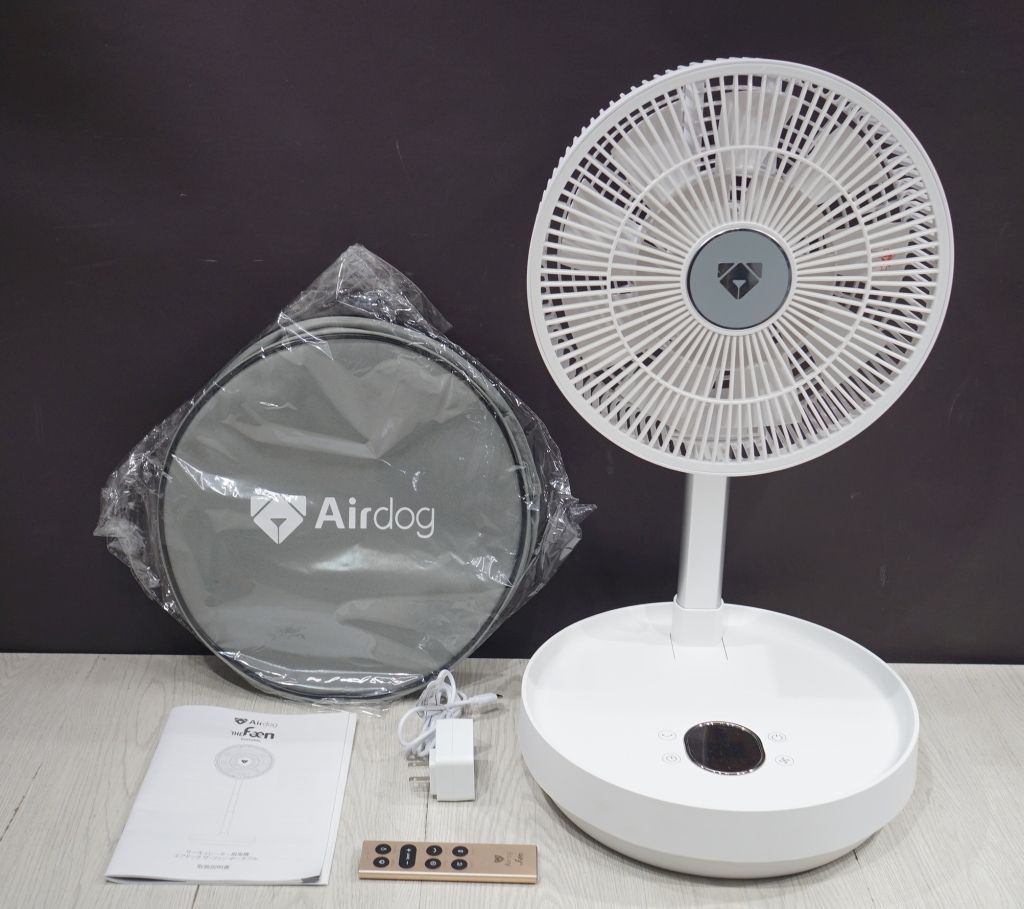 【新品未開封】Airdog　エアドッグ　ザ・ファン ポータブル　ホワイト Airdog エアドッグ ザ・ファン ポータブル 扇風機 The Fan