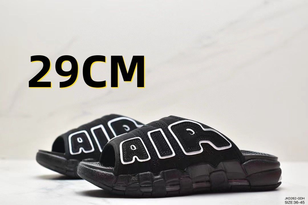 新品 Nike Air More Uptempo Slide Black 29cm