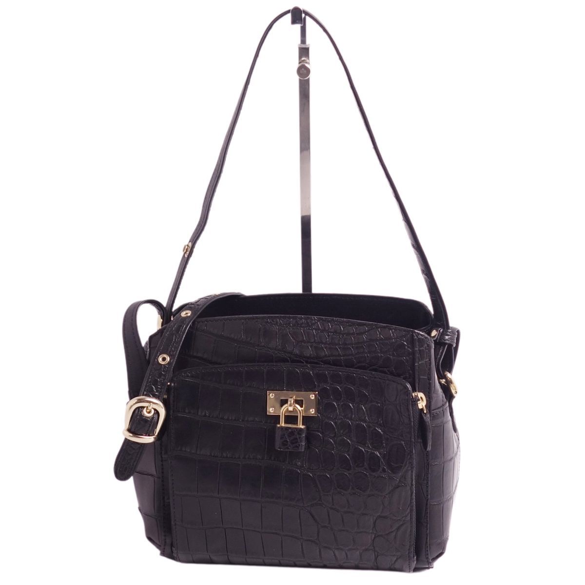 コッコクリスターロ　マットクロコダイル 2wayショルダーバッグ コッコクリスターロマットクロコダイル 2wayショルダーバッグ
