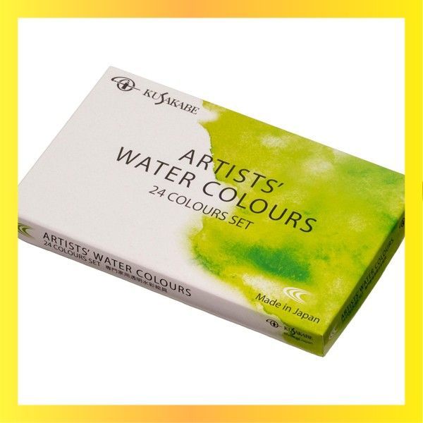 新品送料無料24色セット クサカベ(KUSAKABE) 透明水彩絵具 24色セット 5ml(2号)
