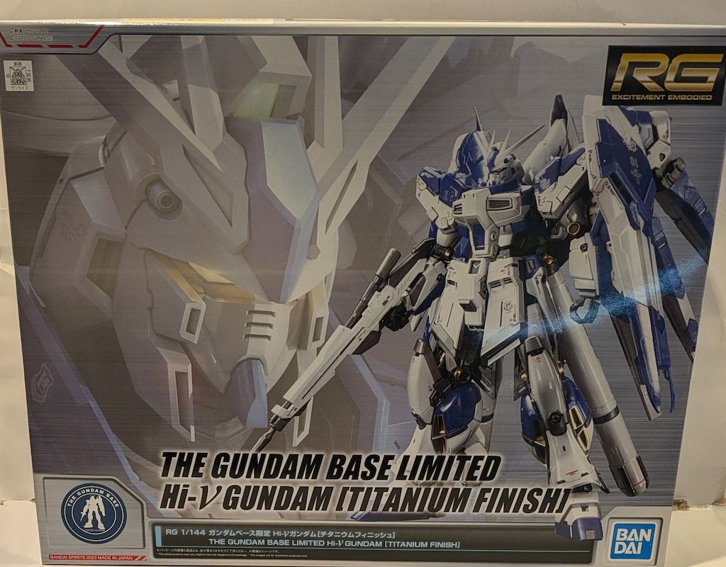 BANDAI SPIRITS RG 1|144 ガンダムベース 機動戦士ガンダム 逆襲のシャア Hi-νガンダム チタニウムフィニッシュ