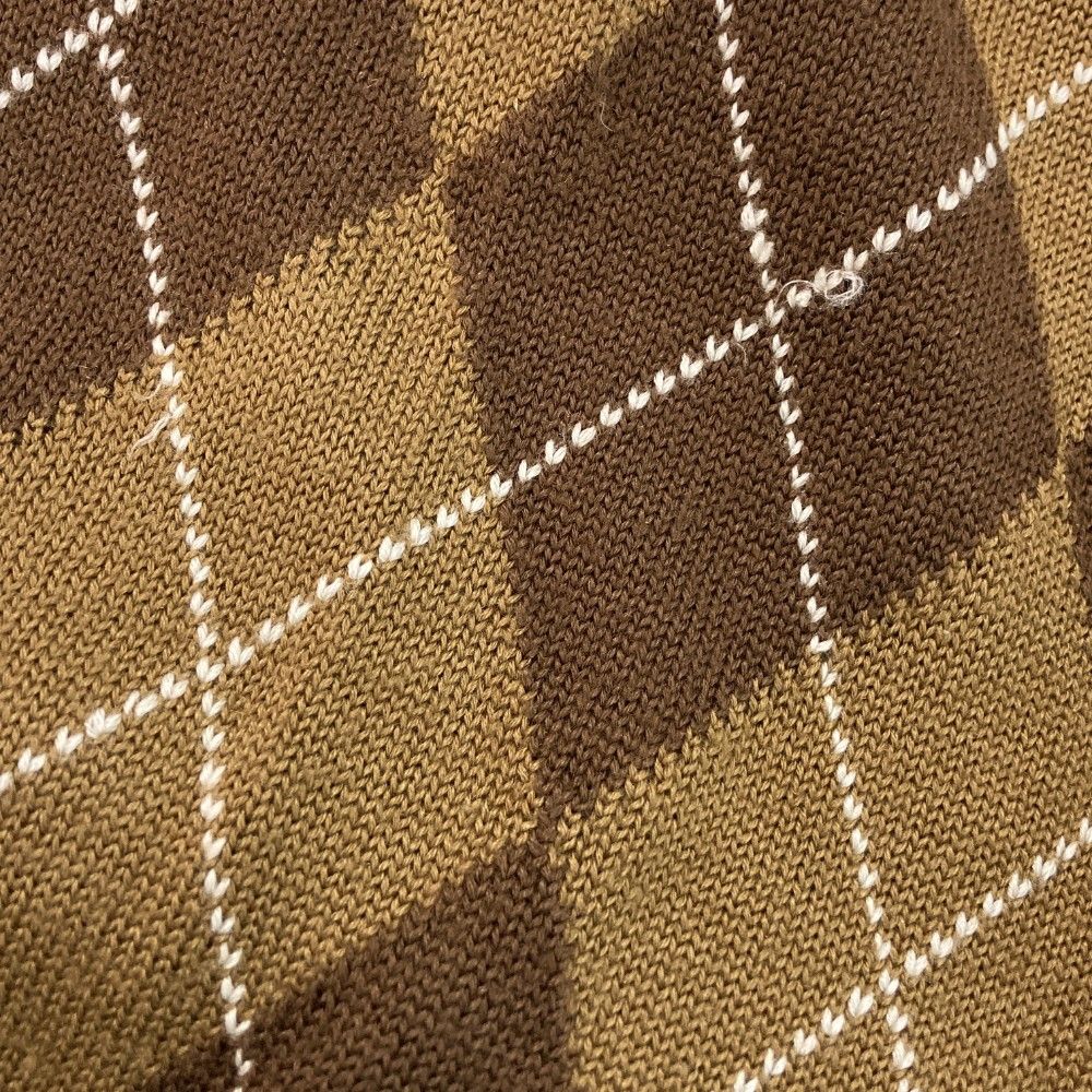 サイズ：M CALLAWAY キャロウェイ ロゴ刺繍 ハーフジップ 長袖ニット 