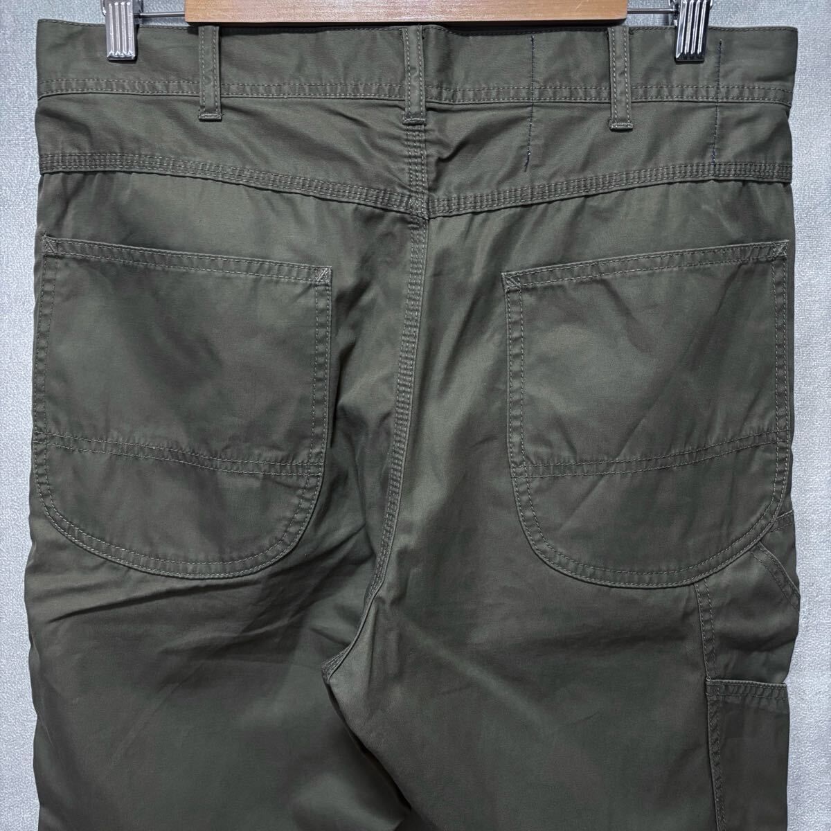 UNITED ARROWS - SONS ユナイテッドアローズ＆サンズ VENTILE S-TYPE コットンギャバジン テーパード ペインター パンツ size.L ブラウン