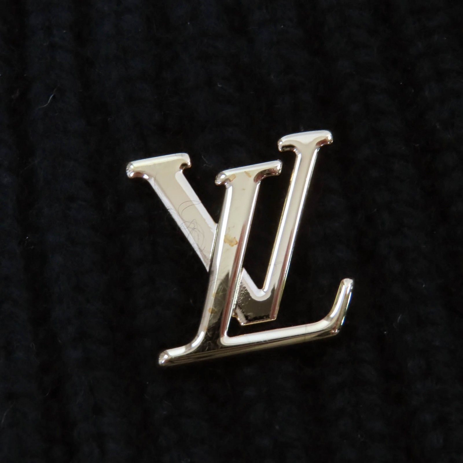 極美品☆LOUIS VUITTON ルイヴィトン M77877 ビーニー・LV