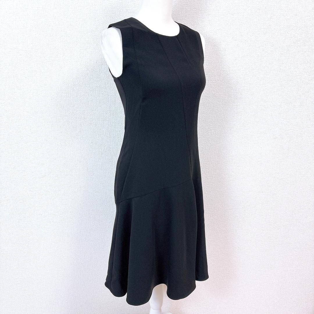 セオリー ノースリーブワンピース 0 無地 ブラック