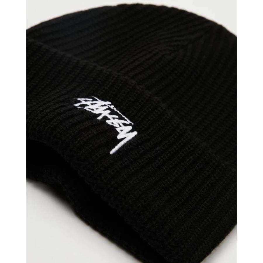 60019 ブラック Stussy ビーニー ステューシー ニット帽 ユニセックス Stock Cuff Beanie ロゴ キャップ アクセサリー  メンズ 正規品 黒 ST796004 [帽子] - メルカリ