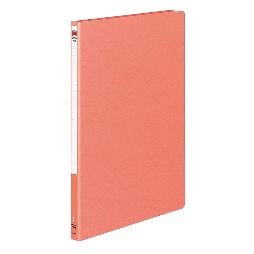 （まとめ買い）コクヨ レターファイル Mタイプ 2穴 A4 120枚収容 赤 フ-1550NR 【10冊セット】