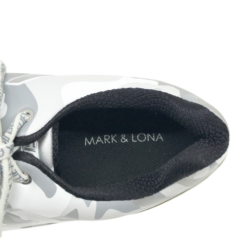 MARK&amp;LONA マークアンドロナ 1111A027/GEL-KAI ゴルフシューズ asics スカル カモフラ柄 シルバー系 26.0 [240101502073] ゴルフウェア メンズ ストスト MARK&LONA マークアンドロナ 1111A027 ×ASICS GEL-KAI ゴルフ