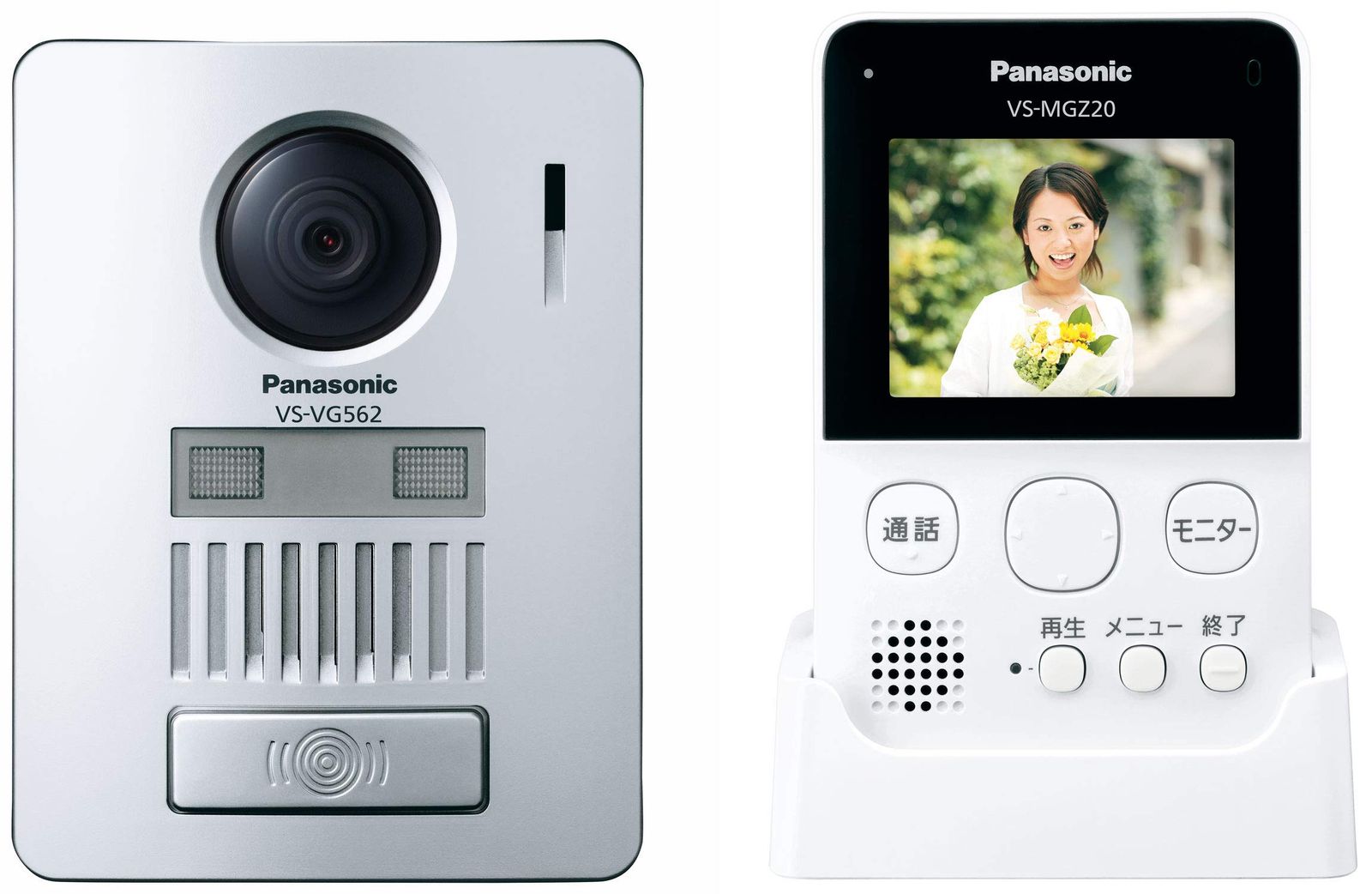 パナソニック ワイヤレステレビドアホン 配線工事不要 LEDライト搭載 VS-SGZ20L ドアホンのみ