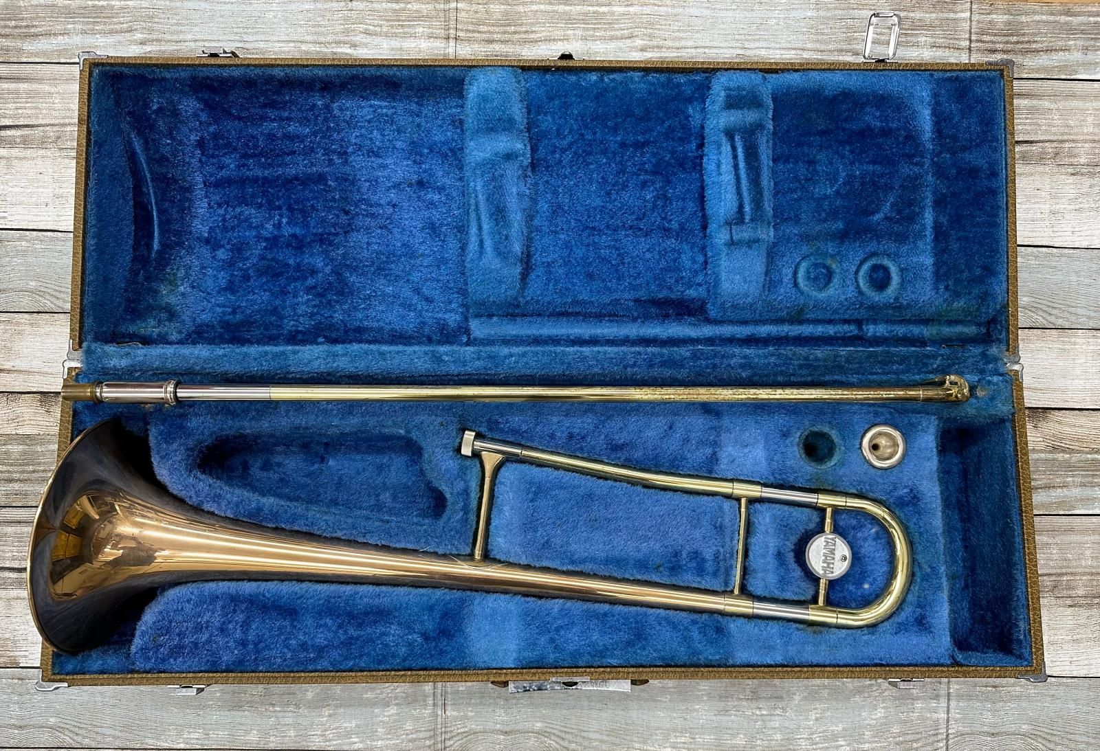 YAMAHA　ヤマハ　テナートロンボーンケース　YSL-651用　細管　純正 YAMAHA ヤマハ テナートロンボーンケース YSL-651用 細管 純正