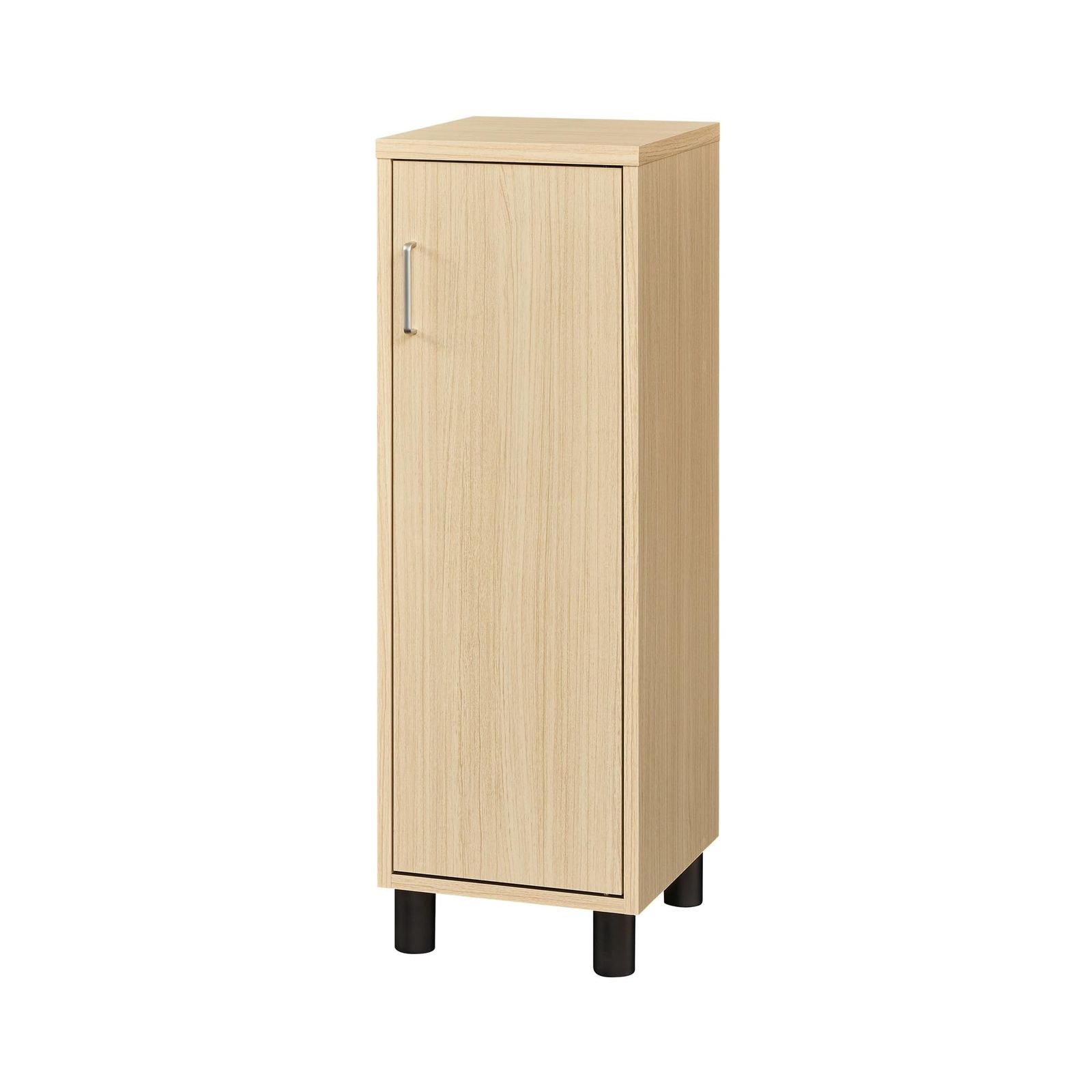 玄関収納 シューズボックス 木製 隙間 ちょい足しにぴったりな幅約33cmのコンパクトサイズ 約6足収納 下駄箱 ナチュラルブラウン木目柄 ベーシックデザイン 幅32.8×奥行36.4×高さ99cm 白井産業 FUL-1035D NA フルニコ