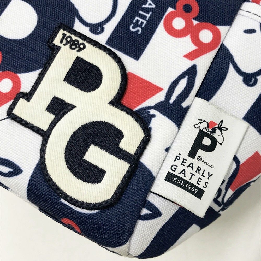 PEARLY GATES パーリーゲイツ カートバッグ スヌーピー ホワイト系