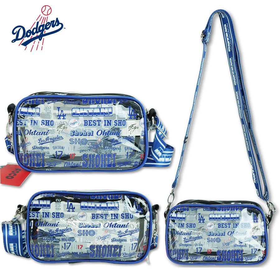 新品ドジャースオフィシャルグッズ大谷翔平クリアカメラバッグ