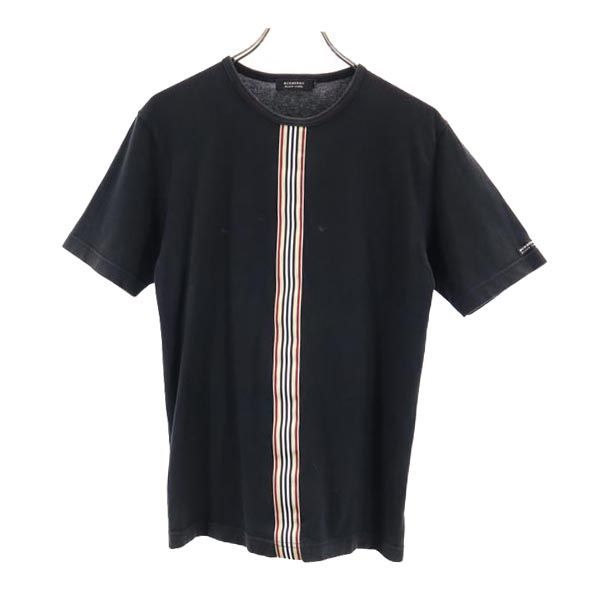 バーバリーブラックレーベル 三陽商会 日本製 半袖 Tシャツ 2 ブラック 