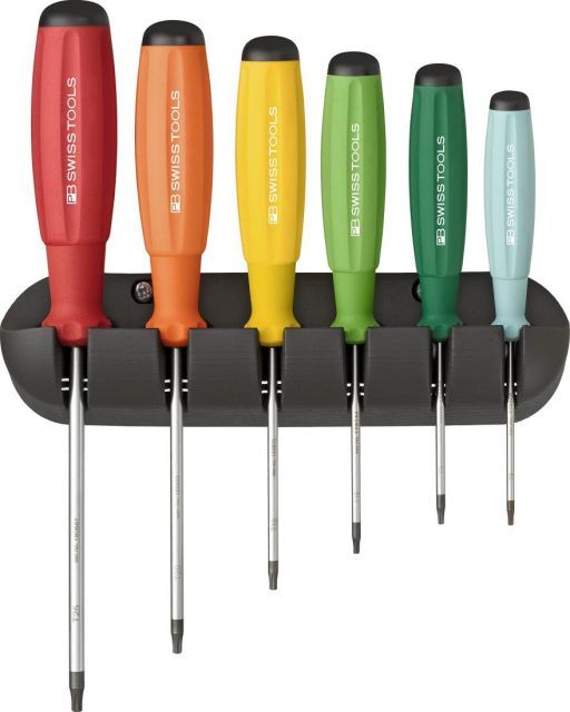 PB SWISS TOOLS 8440RB レインボースイスグリップドライバー6本組