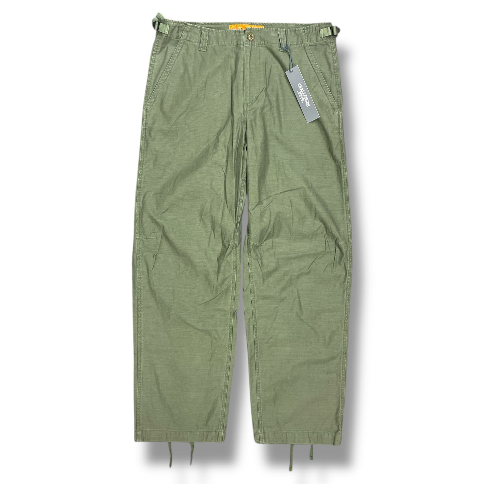 参考上代24200円 CHALLENGER 24AW FLIGHT WARM UP PANTS カーゴパンツ ミリタリー チャレンジャー CLG-PT024-016 オリーブ