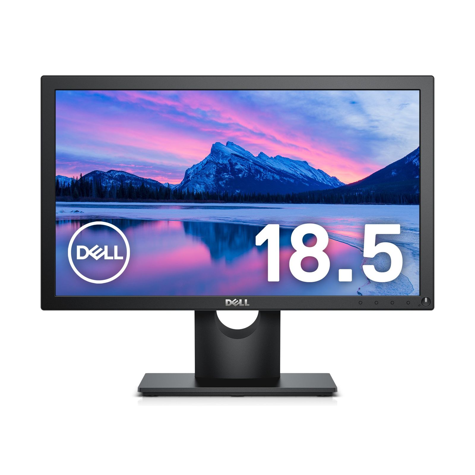 Dell モニター 18.5インチ E1916H 3年間交換保証|CIE1976 82%|HD|TN非光沢|フリッカーフリー|DP D-Sub15ピン