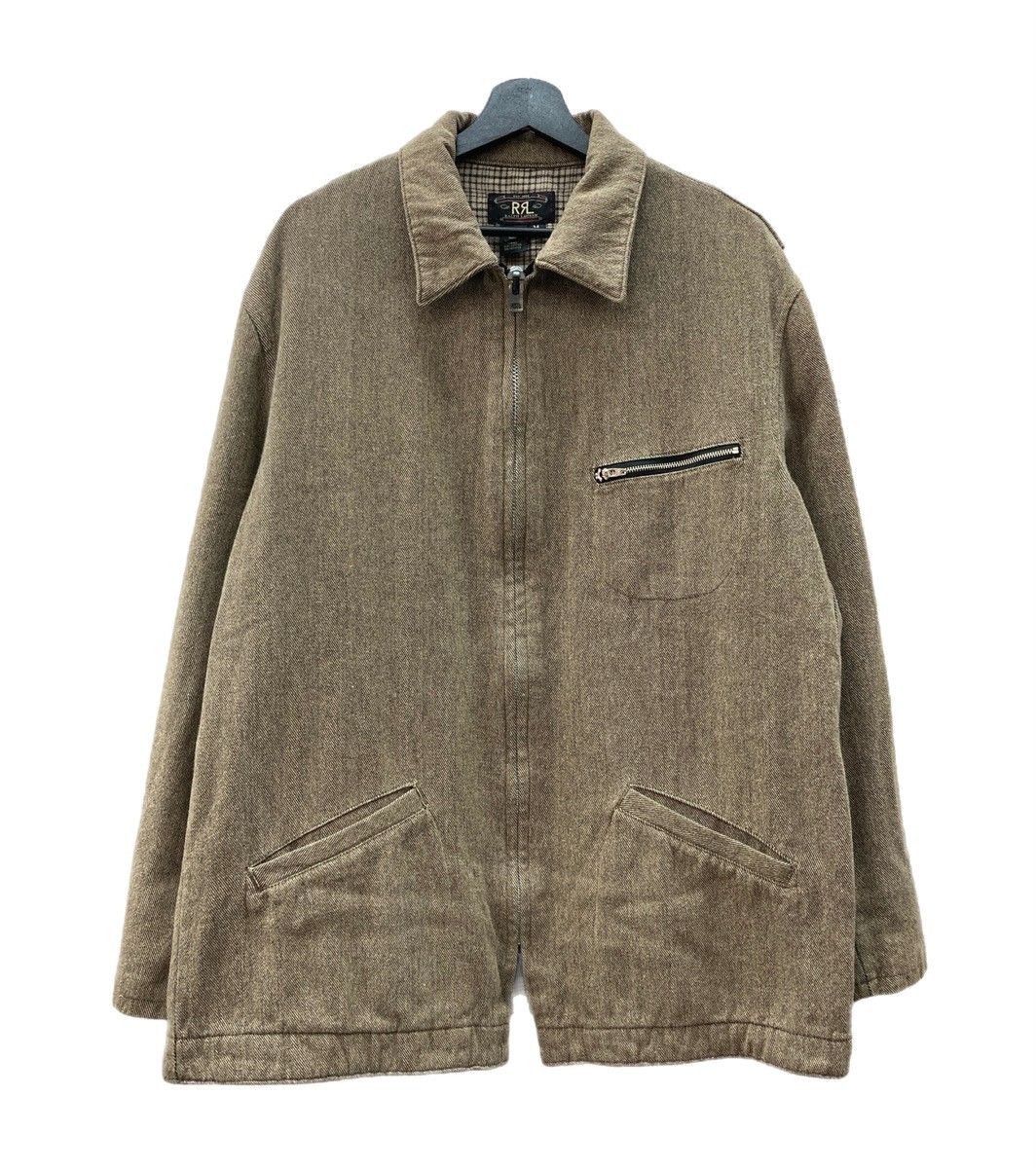 ダブルアールエル RRL 90s 90年代 三ツ星タグ USA製 ジップアップ