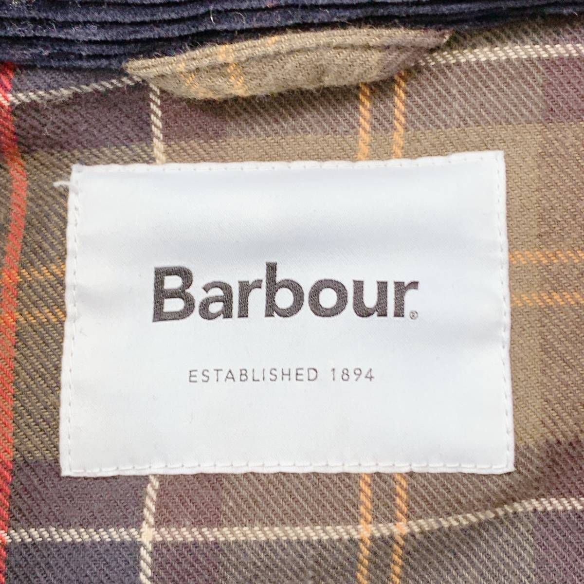 レディースS 8 Barbour ジャケット 青 ブルー ブルゾン カジュアル