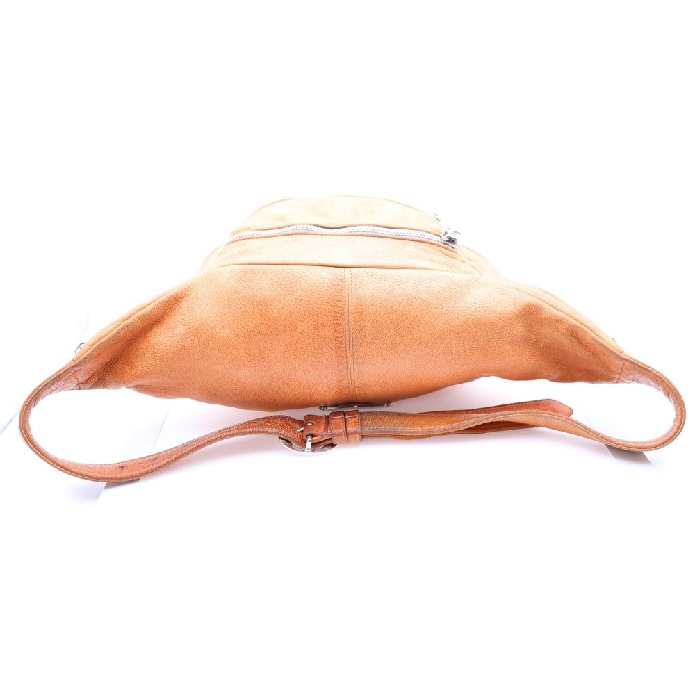 CHROME HEARTS クロムハーツ 1 SNAT PACK スナットパック ダガージップ レザーボディバッグ オレンジ