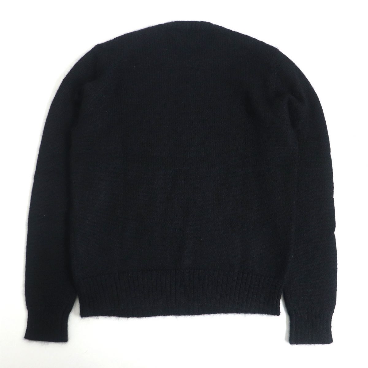 美品□モンクレールグルノーブル MAGLIA TRICOT GIROCOLLO ロゴ