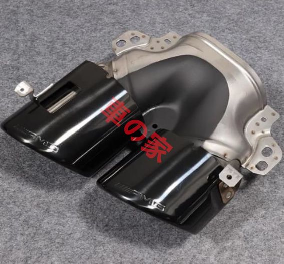 4本出し ブラック メルセデス ベンツ GLBクラス GLB35 2021年- マフラーカッター テールパイプ デュアル出し マフラーカッターカバー FFCRYSTALESIA_COM