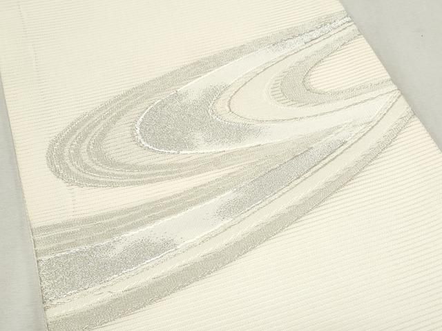 平和屋着物＊夏物 九寸開き名古屋帯 流水文 正絹 逸品 CAAW6891fb