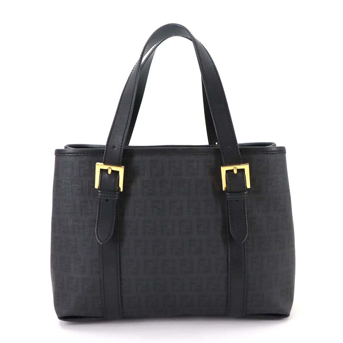 新品同様 フェンディ FENDI ズッキーノ ハンド バッグ PVC