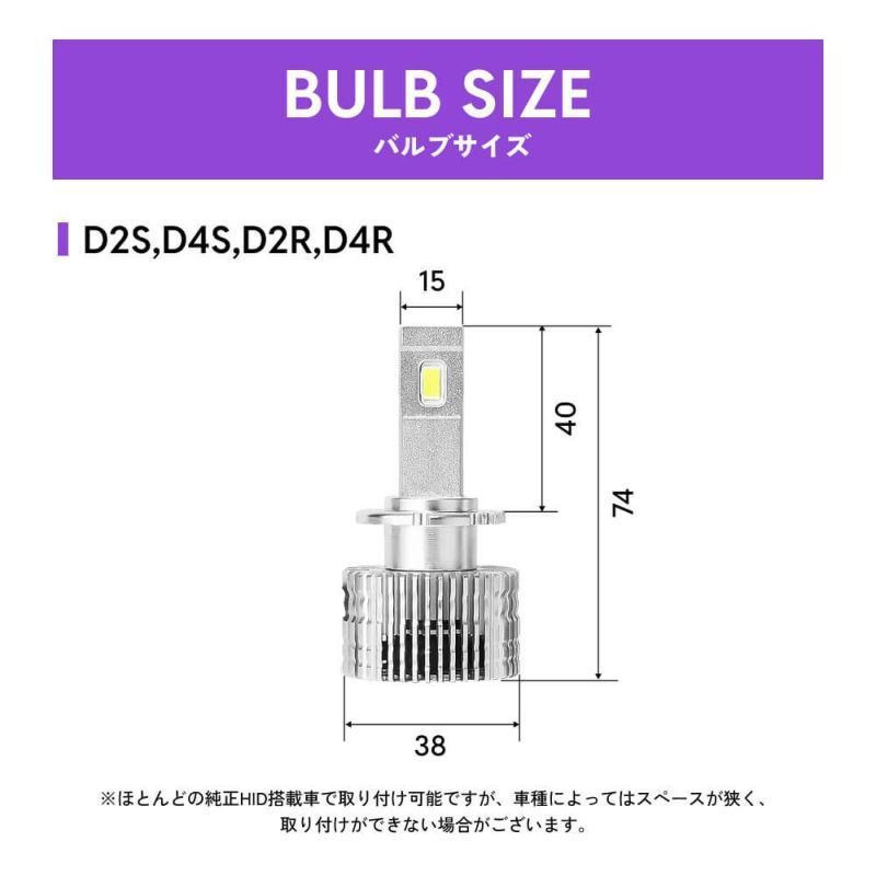 純正HIDを爆光LED化に！】【HID屋 公式ショップ】HID屋 D4S D2S