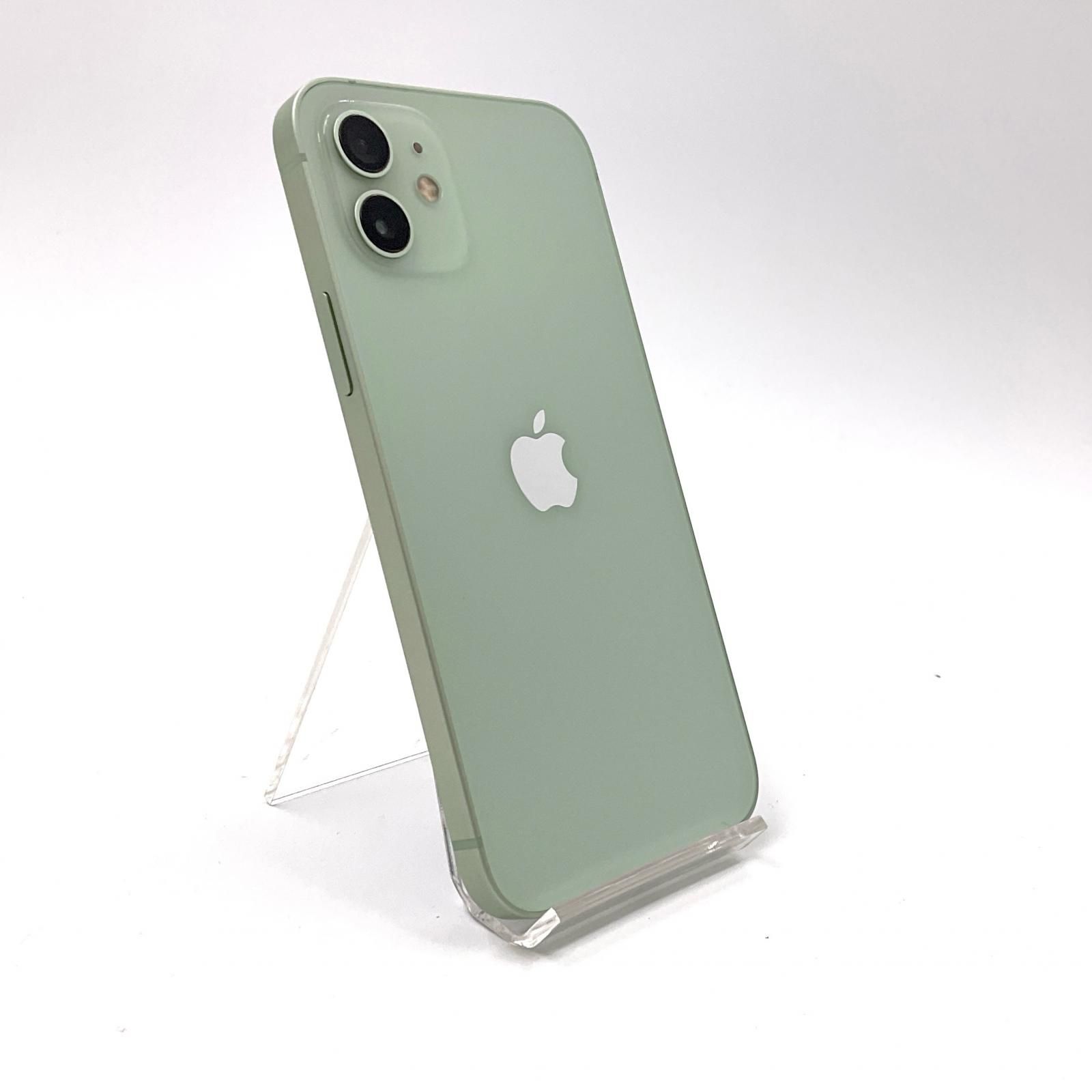 【全額返金保証】【最速発送】Apple iPhone 12 128GB グリーン SIMフリー 動作確認済 85%
