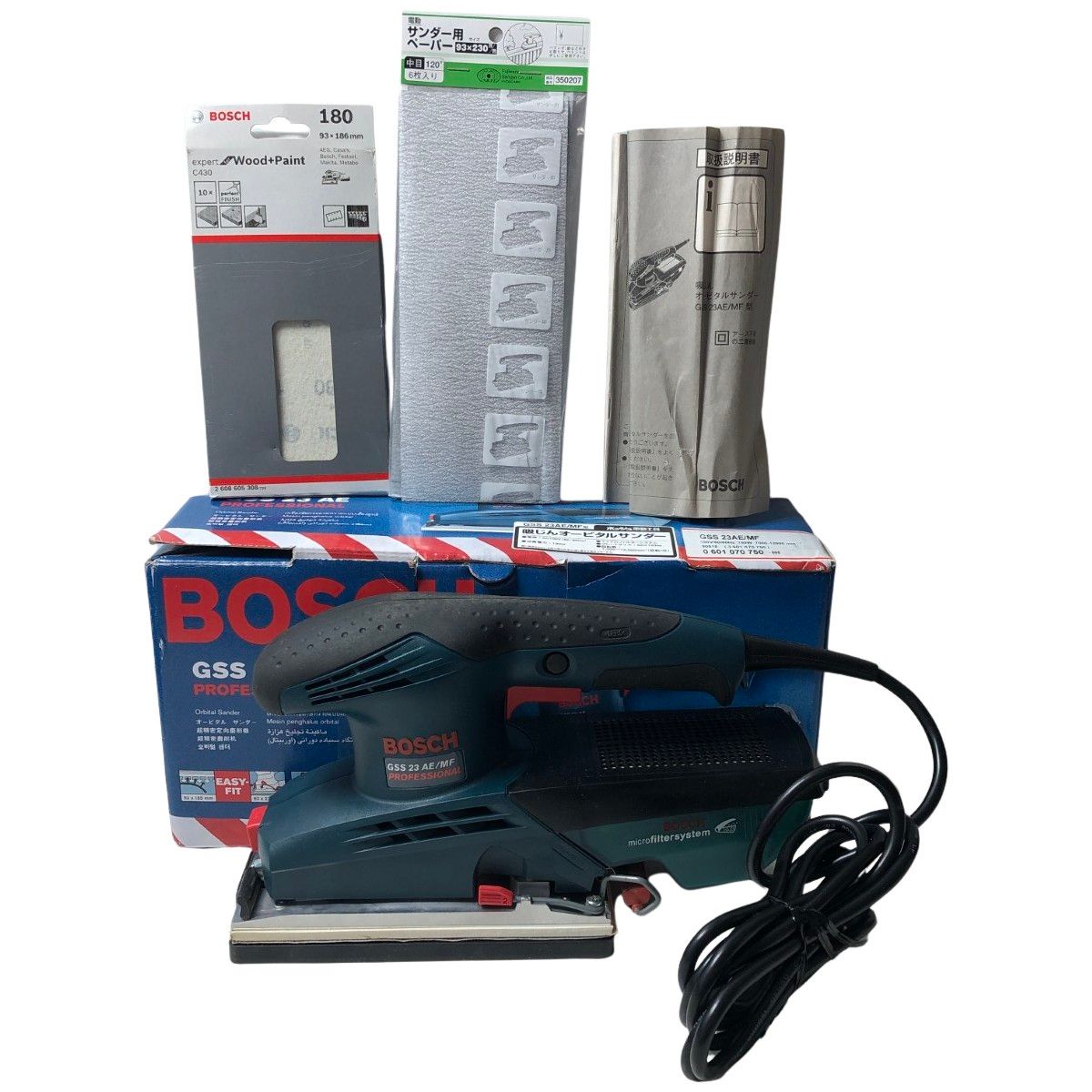 €€BOSCH ボッシュ 吸じんオービタルサンダー GSS23AE|MF