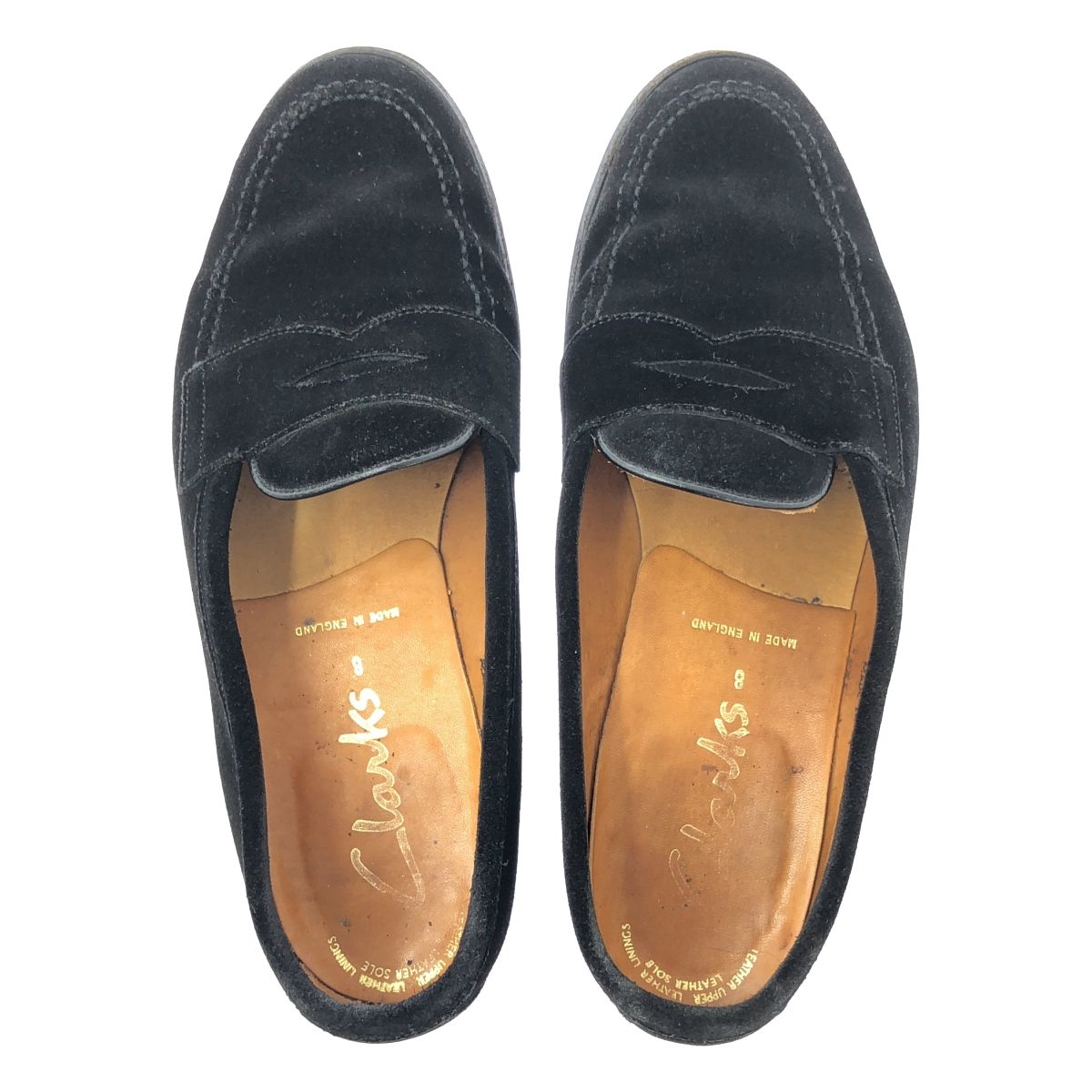 Clerks スエードローファー　イングランド製 clarks / クラークス | スエード コインローファー イングランド