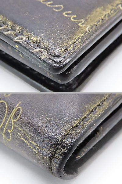 ベルルッティ サンタル カリグラフィ スクリット レザー 長財布 二つ折り 本革 ベルルッティ カリグラフィ サンタル スクリットレザー 二つ折り長財布