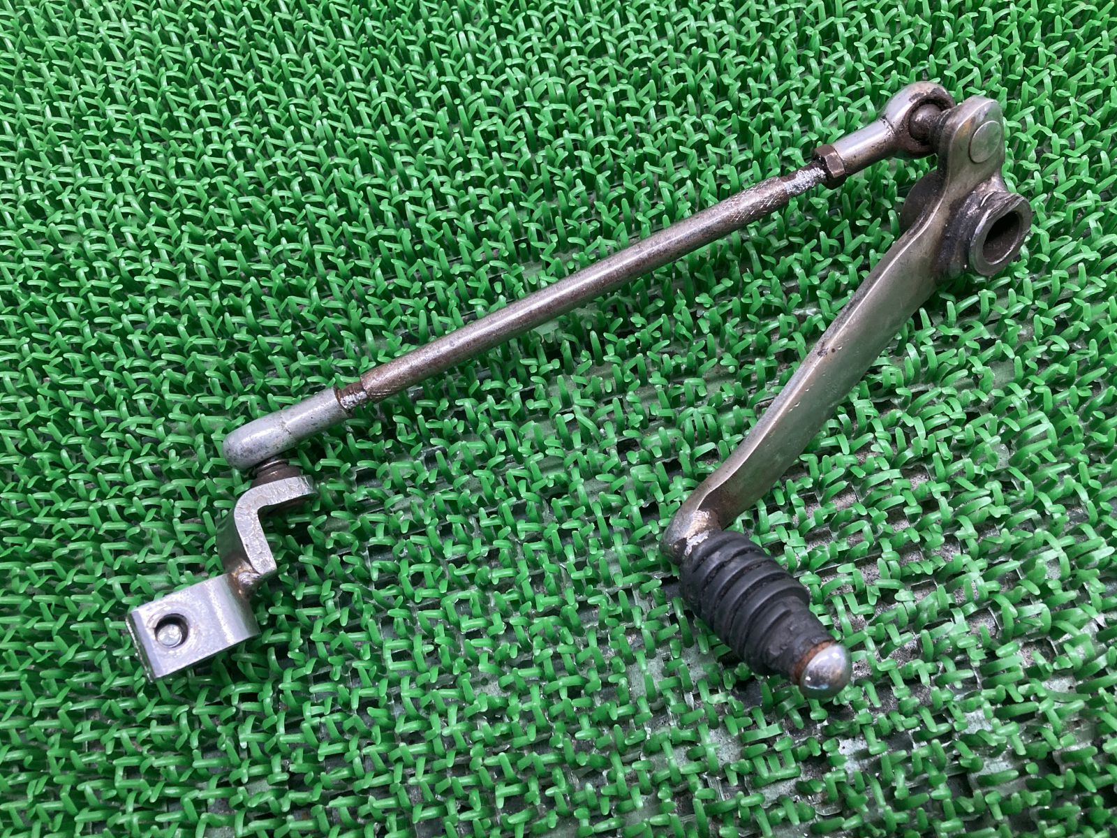 RZ250 RZ350 シフトペダル ヤマハ 純正 バイク 部品 4L3 4U0 チェンジペダル シフトロッド 修復素材に 品薄 車検 Genuine