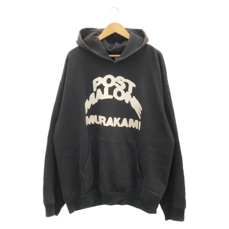 村上隆×POST MALONE　HOODIE　XLサイズ　フーディ　黒 5月30日(火)12時よりWEBショップにて、村上隆 ✕ ポスト・マローン
