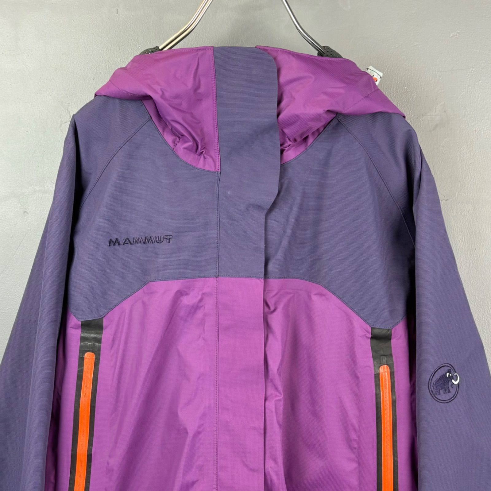 MAMMUT GORE-TEX MAVA Jacket Full Zip 100% Nylon Purple マムート 