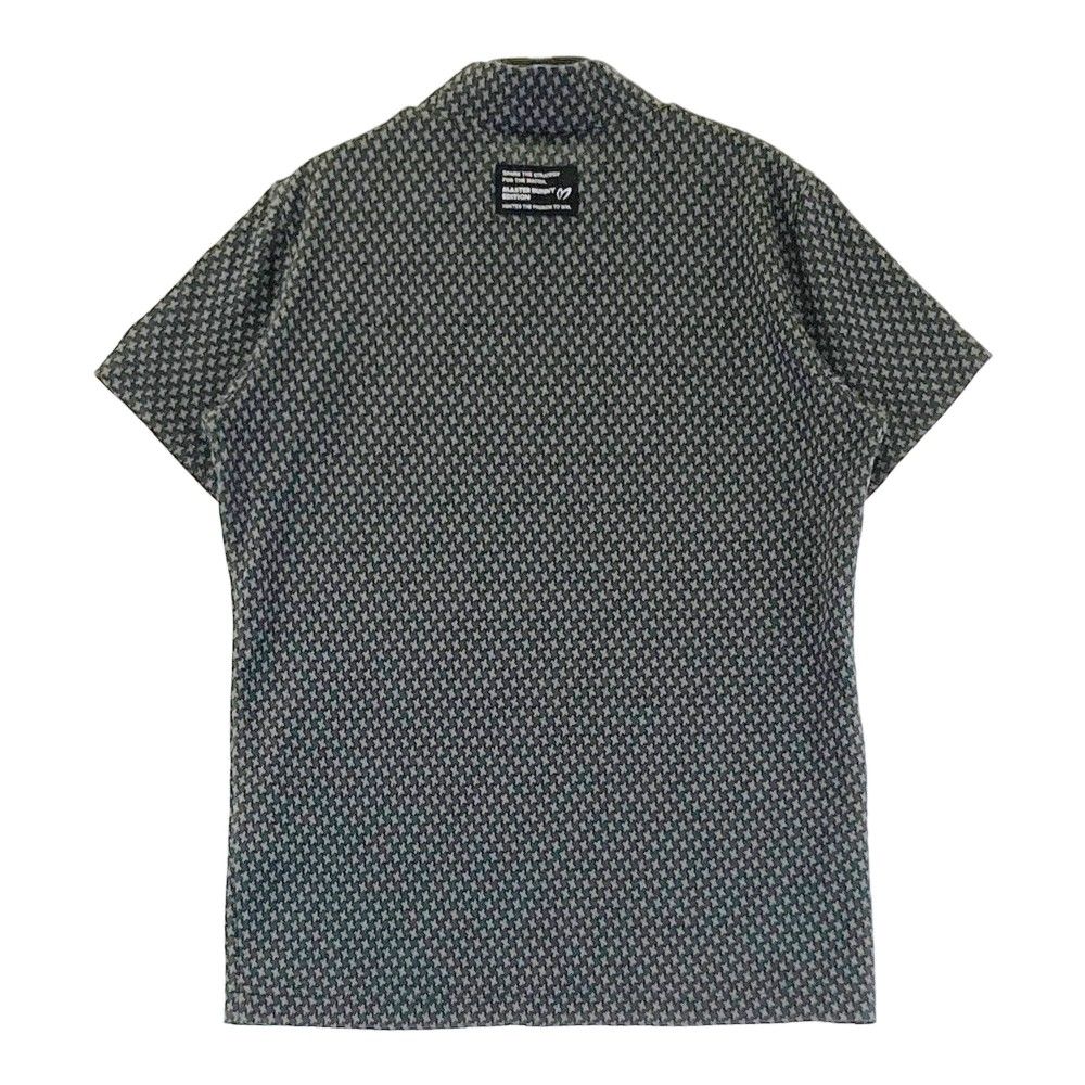 【在庫一掃】！ サイズ 1 MASTER BUNNY EDITION マスターバニーエディション モデル ハイネック 半袖Tシャツ 総柄 カーキ系 240101302781 ゴルフウェア レディース ストスト