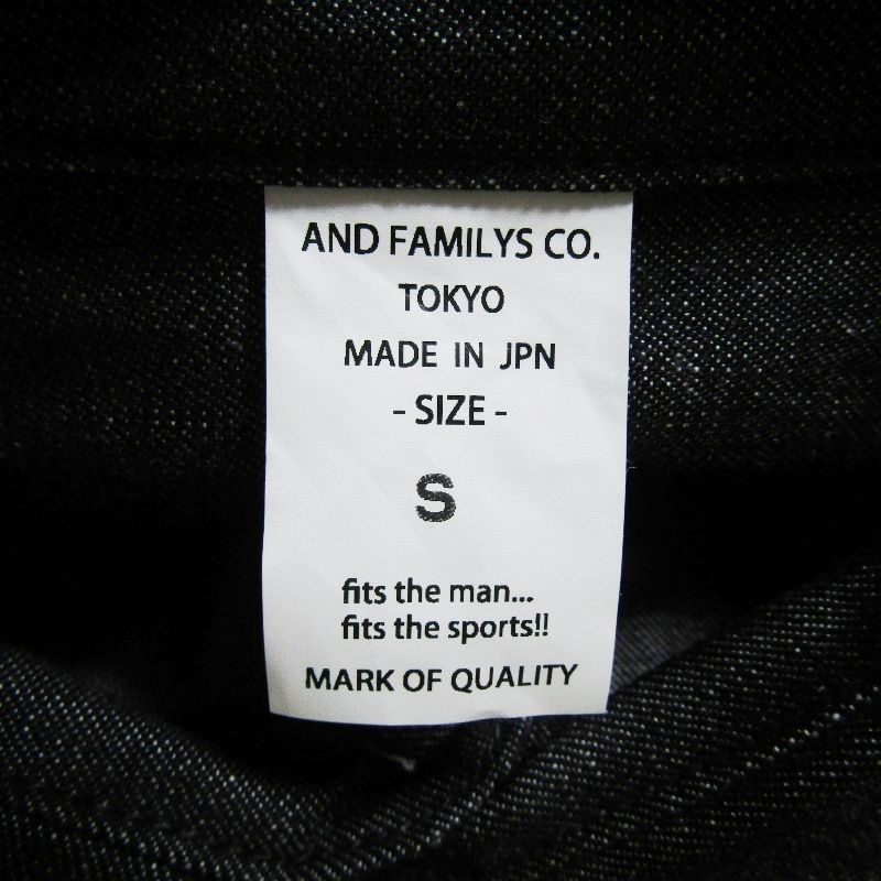 未使用 ANDFAMILYS アンドファミリー 長袖デニムシャツ SHL-2410793  
