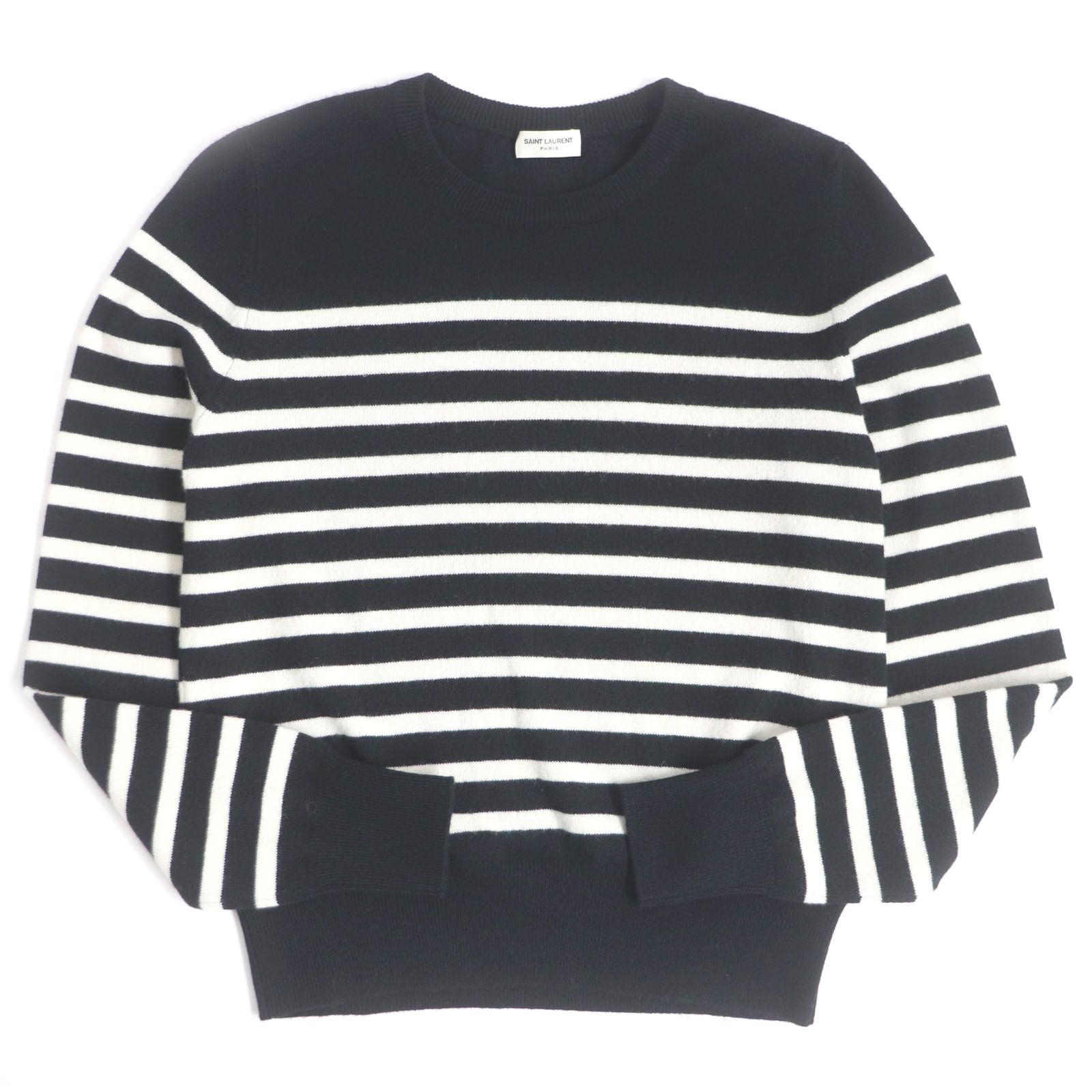 極美品 SAINT LAURENT PARIS サンローランパリ 482502 カシミヤ100 