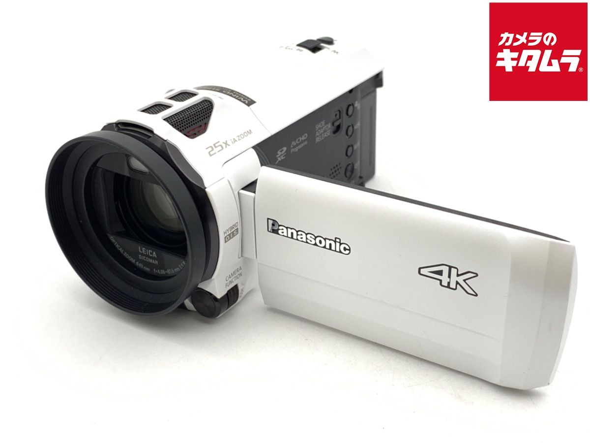 パナソニック デジタル4Kビデオカメラ ピュアホワイト HC-VX2M-W