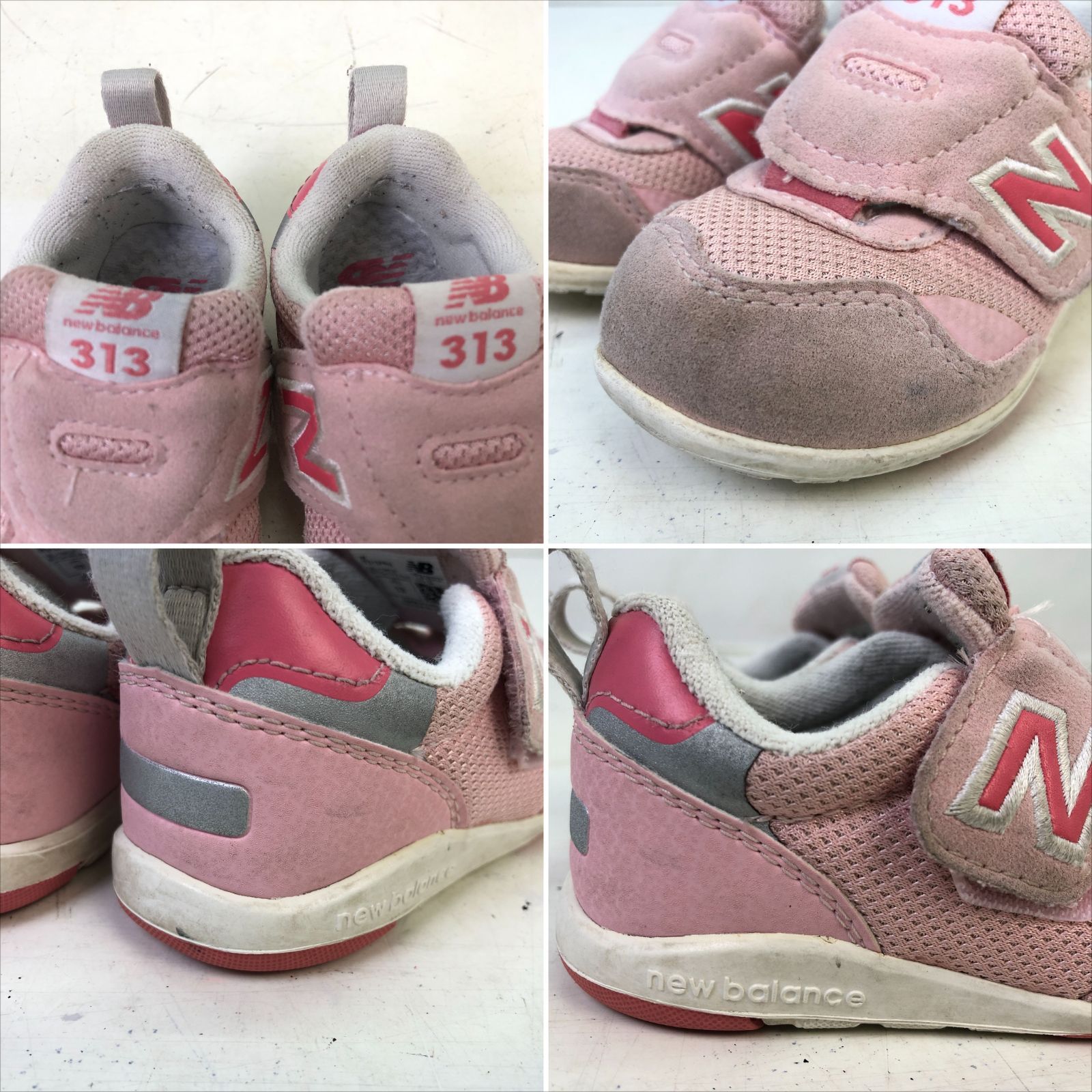 NEW BALANCE キッズ靴 13.5cm ピンク - スニーカー