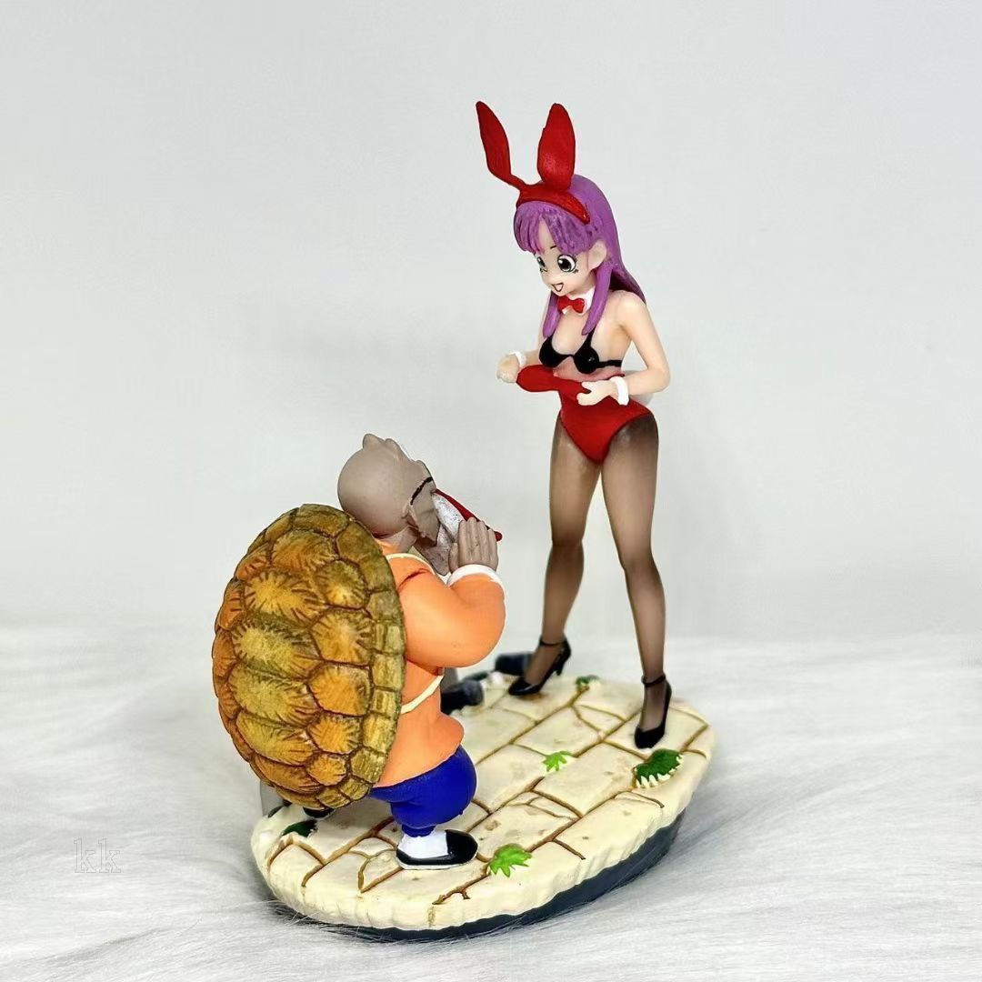 ドラゴンボール　亀仙人　ブルマ　フィギュア ドラゴンボール】亀仙人とご開帳ブルマさん【DRAGON BALL