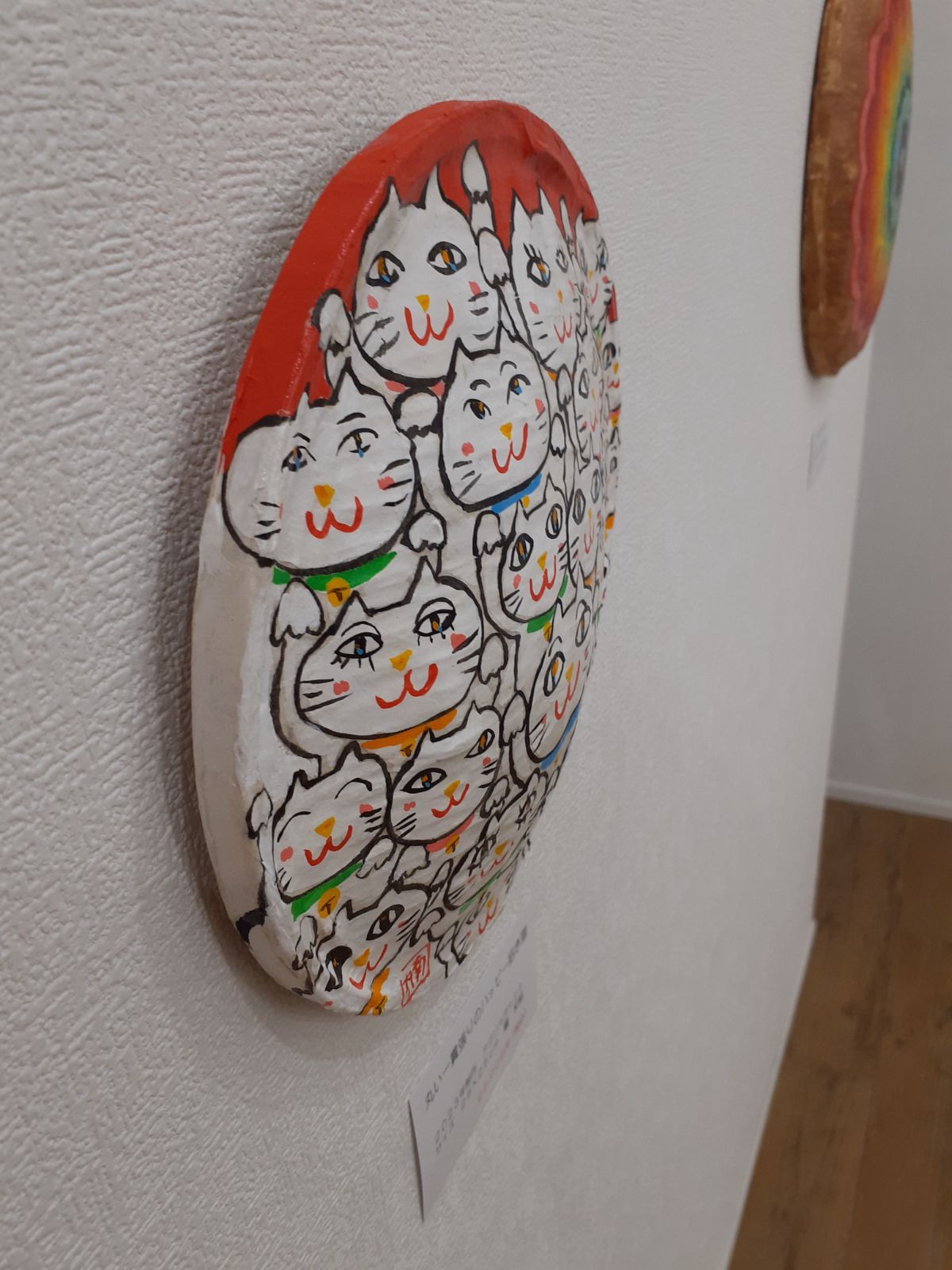 富士山とチューリップ畑　画家　小楠アキコ作品　一部敗れありアクリルガッシュ　3号 ミックスフラワー 画家 小楠アキコ作品 アクリルガッシュ P20号