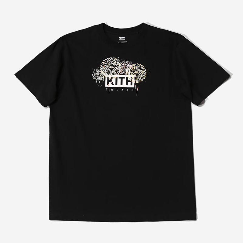 KITH □ 19SS 【 Treats Tokyo The Hanabi Tee 】 フロント ロゴ プリント トリーツ 東京 花火 半袖 Tシャツ  - メルカリ