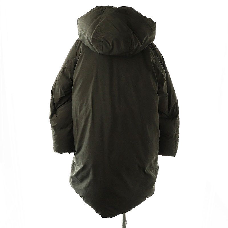 ハクウ HAKUU COCOON フーディー ダウンジャケット ジップアップ S  