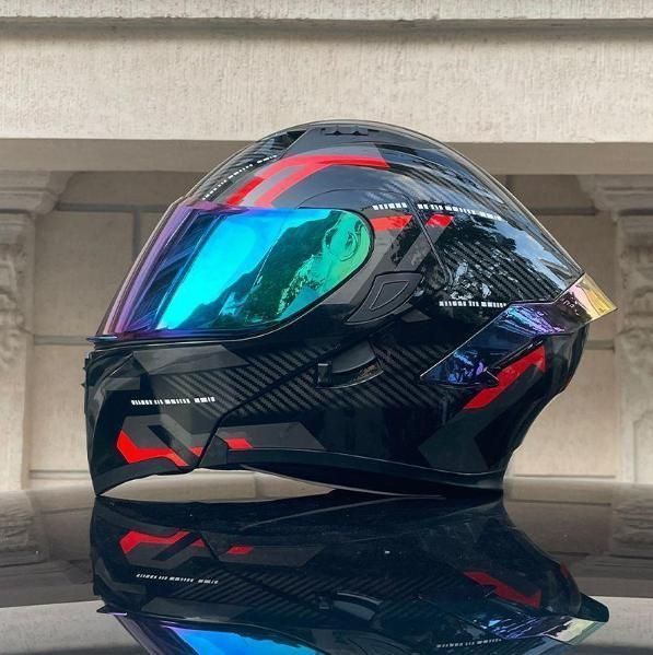 フリップアップ ダブルレンズ システム フルフェイスヘルメット インナー丸洗い