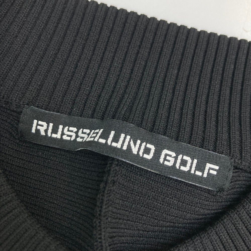 サイズ：2 RUSSELUNO ラッセルノ  ニットセーター ルチャ  ブラック系 [240101417374] ゴルフウェア レディース ストスト サイズ：2 RUSSELUNO ラッセルノ ニットセーター ルチャ