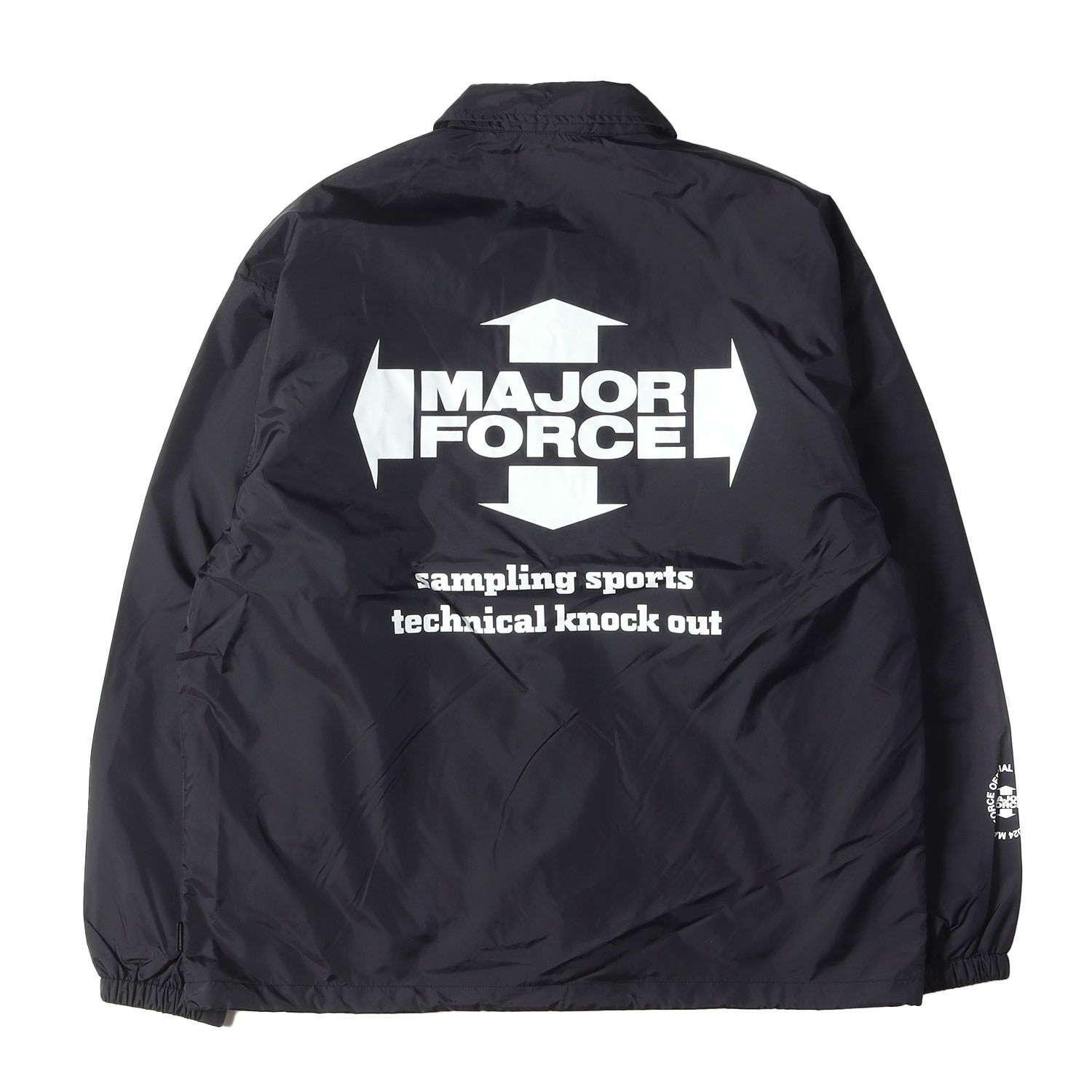 新品同様 NEIGHBORHOOD ネイバーフッド ジャケット サイズ:L 23AW 初売り限定 MAJOR FORCE コーチジャケット  WINDBREAKER JACKET ブラック 黒 アウター ブルゾン 上着 コラボ【メンズ】 - メルカリ