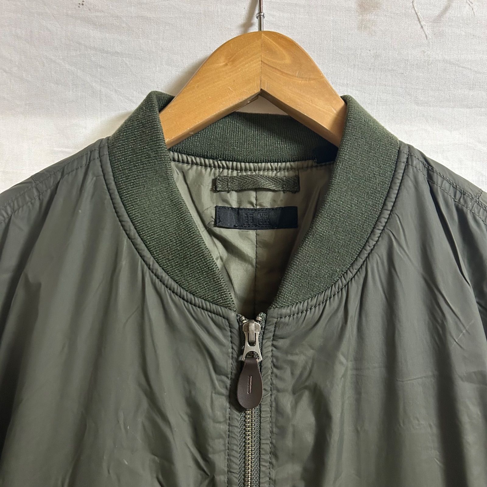 UNIQLO ユニクロ MA-1ブルゾン カーキ XL - メルカリ